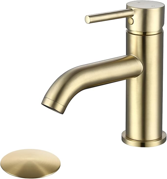 Single Handle Black Bathroom Faucet by JAKARDA
