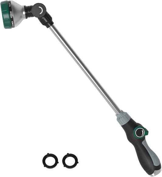 Watering Wand for Garden Hose, 24 Inch, 8 Spray Patterns, Garden Hose Nozzle by Unknown