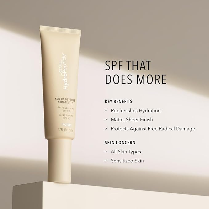HydroPeptide Solar Defense Face Sunscreen, SPF 50 Broad Spectrum, Non-Tinted - Image 2