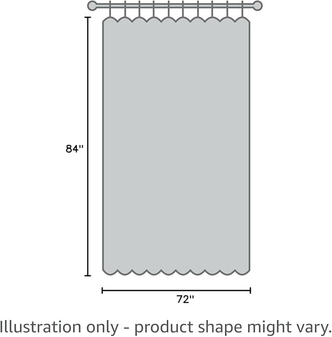 Barossa Design Extra Long Shower Curtain Liner - Image 5