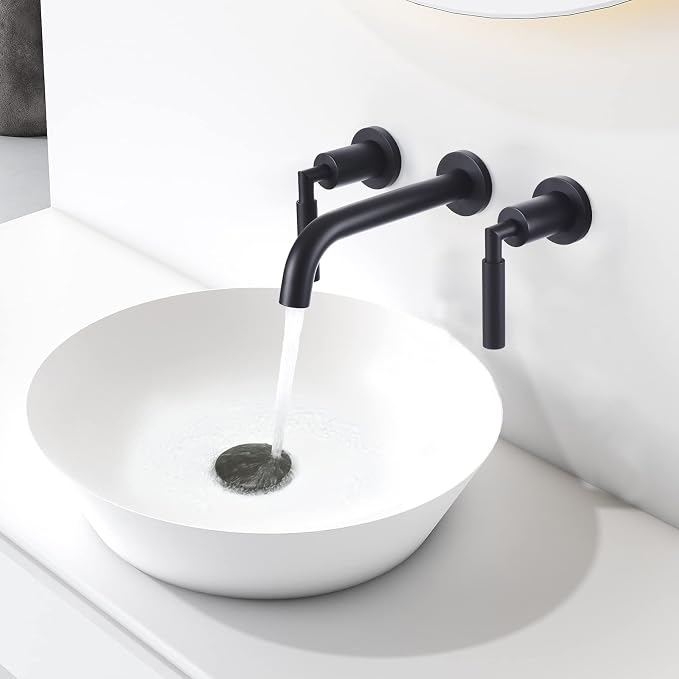 RBROHANT Black Wall Mount Faucet - Image 4