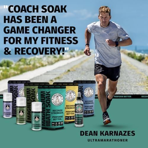 3 Pack Bundle: Coach Soak Recovery Bath Soak, Epsom Salt Bulk, Bath Salts Bulk - Image 3