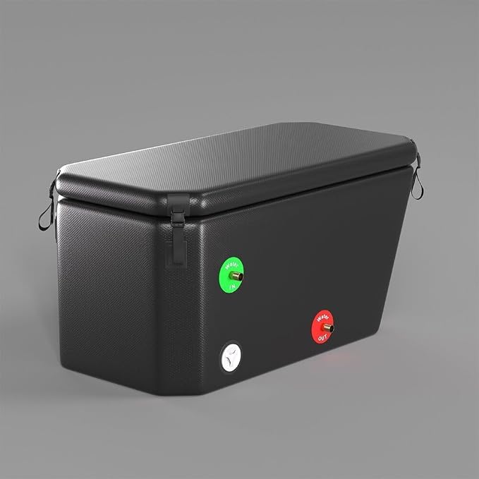 DEEPTIME Angled Portable Ice Bath Tub Cold Plunge | - Image 5