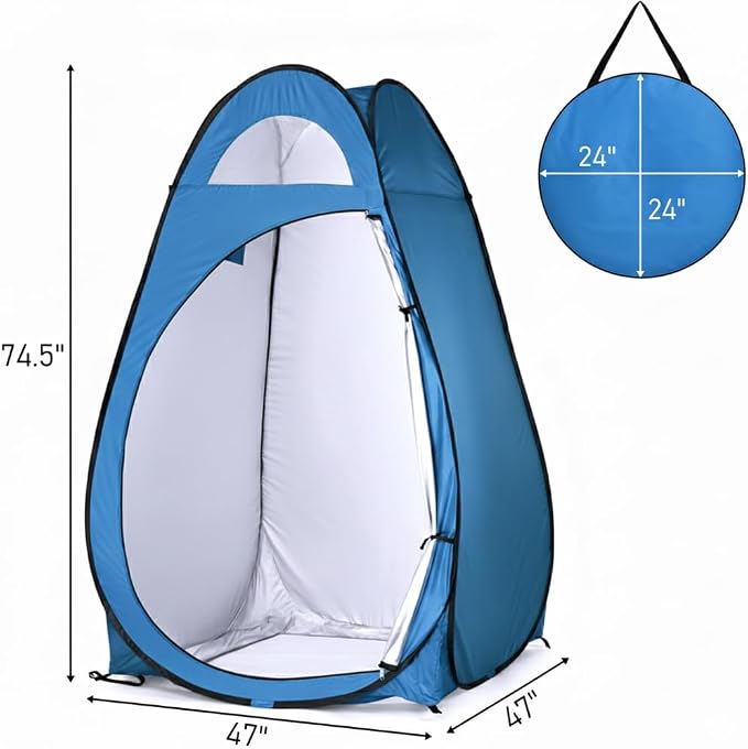 4x4ft Pop Up Privacy Shower Tent - Image 2