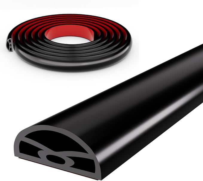 78” Black Shower Threshold Water Dam Stopper by KNEELISA