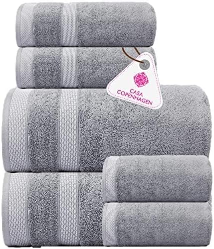 CASA COPENHAGEN, Designed in Denmark, 600 GSM, Hand Towels 16x28 Inches - Image 6