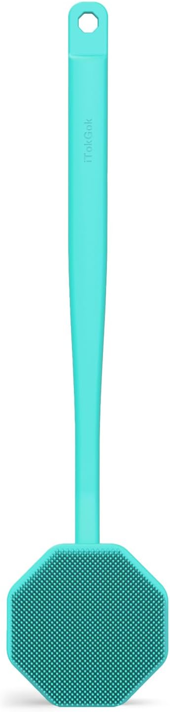 iTokGoK® Silver-Infused Silicone Back Scrubber by iTokGok