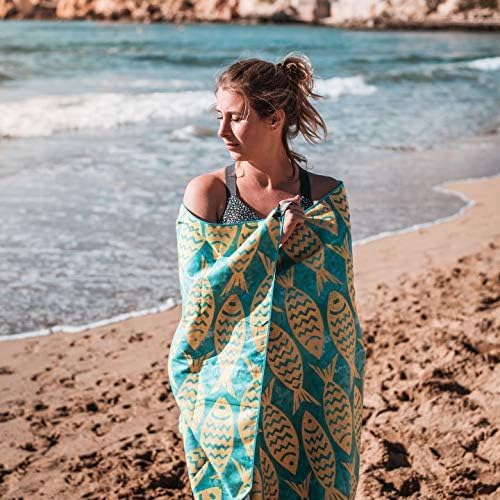 4Monster Microfiber Beach Towel Quick Dry, Super Absorbent Lightweight Travel - Image 5