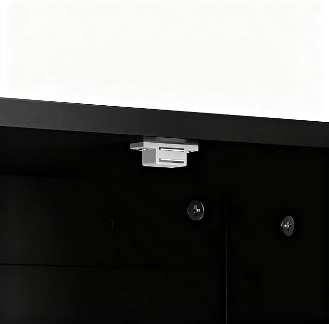 SUPER DEAL Modern Bathroom Floor Storage Cabinet - Image 8