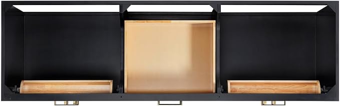 ARIEL Hepburn 73 Inch Double Rectangle Sink Bathroom Vanity - Image 7