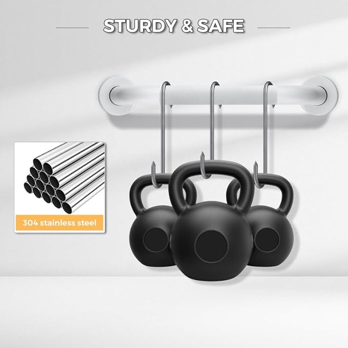 Grab Bars for Shower, 1 Pack 24-Inch Anti Slip Shower Handles for Elderly - Image 5