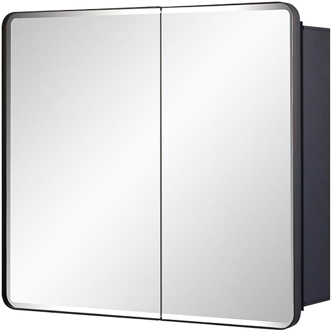Black Bathroom Medicine Cabinet - Image 4