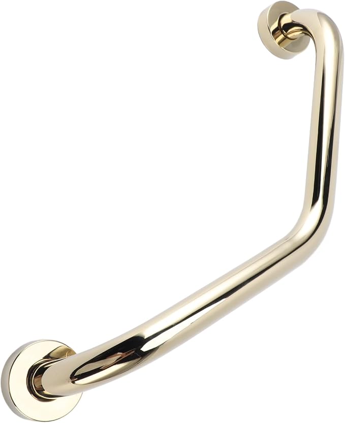 Shower Grab Bar Safety Handrail Bathroom Grab Bar Gold Stainless Steel Non-Slip - Image 5