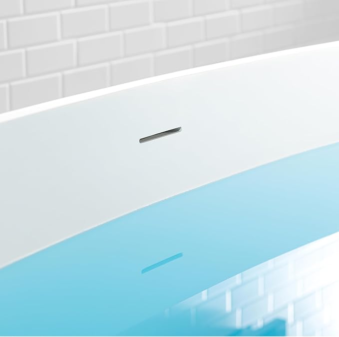 WOODBRIDGE 61 in. x 30.75 in. Stone Resin Luxury Contemporary Solid Surface - Image 18