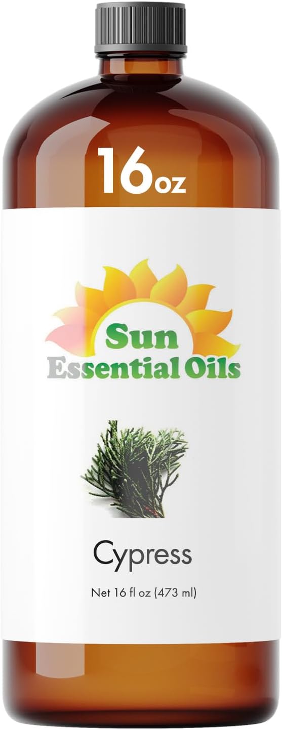 Sun Essential Oils Cypress Essential Oil 16oz Bulk by SunEssentialOils