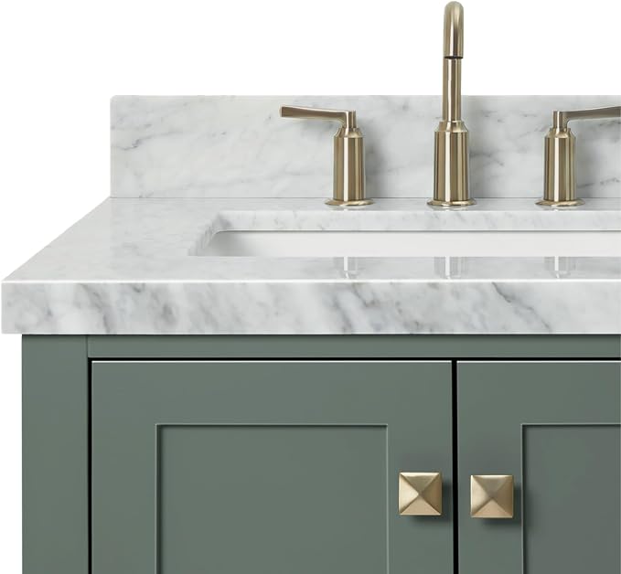ARIEL Cambridge 37 inch Left Offset Single Sink Bathroom Vanity - Image 5