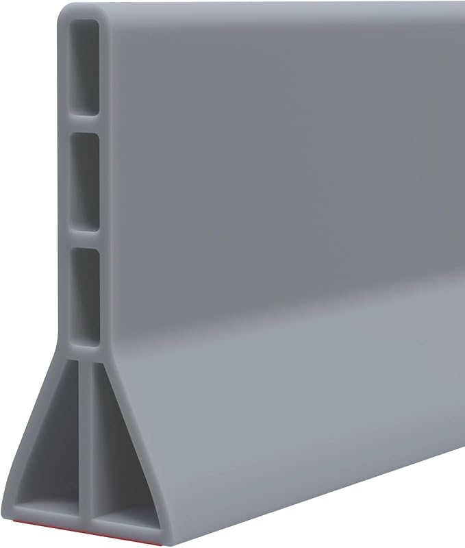 Raycity 3" High Shower Threshold Water Dam 98 IN Collapsible Shower Water by Raycity