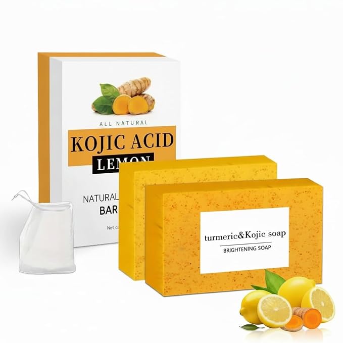 Kojic Acid Soap, Turmeric Soap Bar by BUFAZO