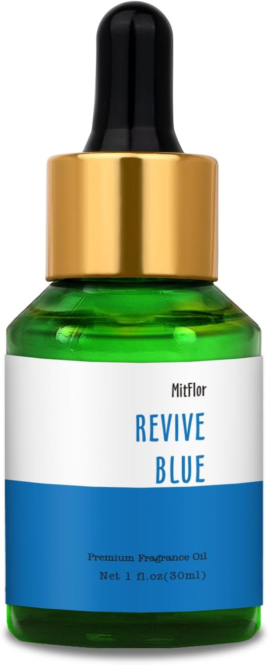 Revive Blue Fragrance Oil, MitFlor Single Scented Oil, Large Size Premium Grade by MitFlor