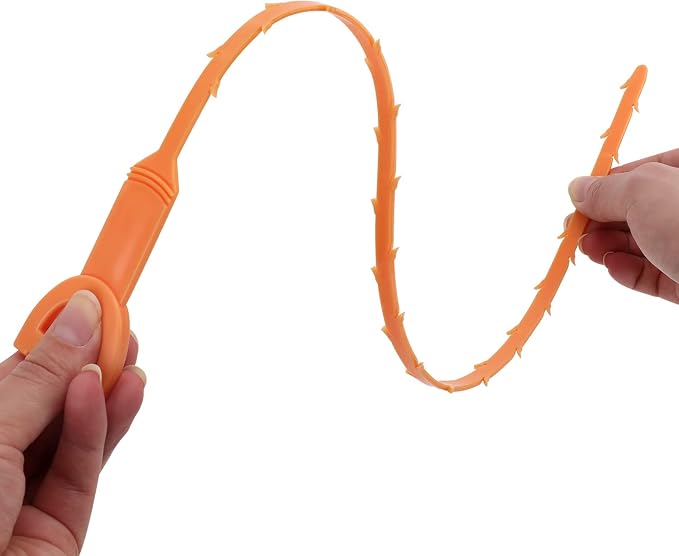 Amazon Basics Flexible Drain Clog Remover Snake Tool, Effective - Image 3