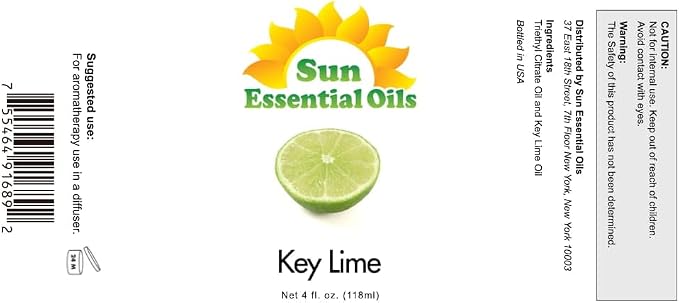 Sun Essential Oils Key Lime Essential Oil 4oz - Image 2
