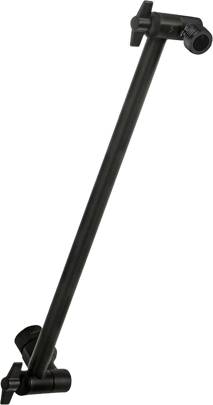 SparkPod 16" Solid Brass Shower Head Extension Arm by SparkPod
