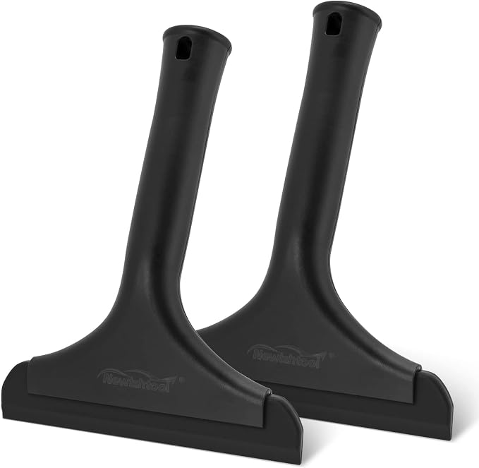 NEWISHTOOL Small Squeegee for Car Windshield, Side Mirrors, Glass Door Water by NEWISHTOOL