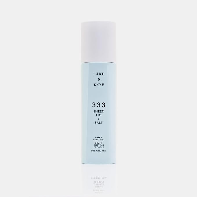 Lake & Skye 333 Sheer Fig + Salt Hair & Body Mist 3.4 Fl Oz, Grapefruit Blossom by LakeSkye