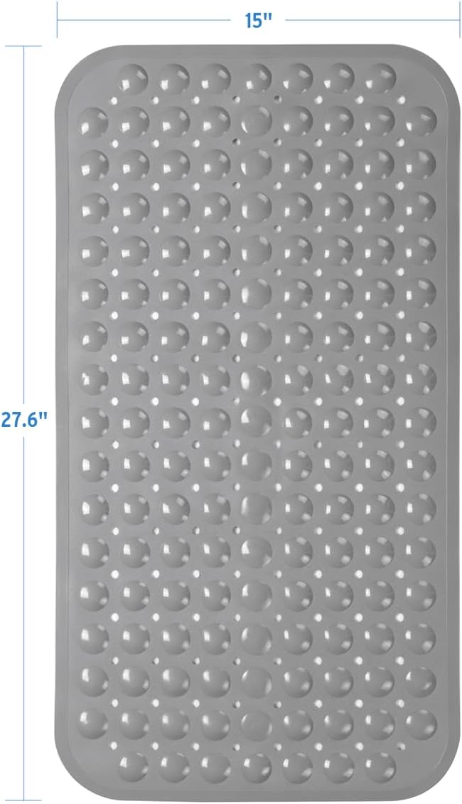 AmazerBath Bath Tub Mat, Medium Size 27.6 x 15 Inches Non-Slip Shower Mats - Image 5