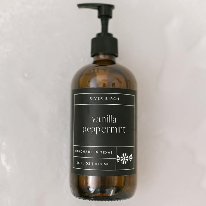 River Birch Vanilla Peppermint Scented Natural Hand Soap - Image 7