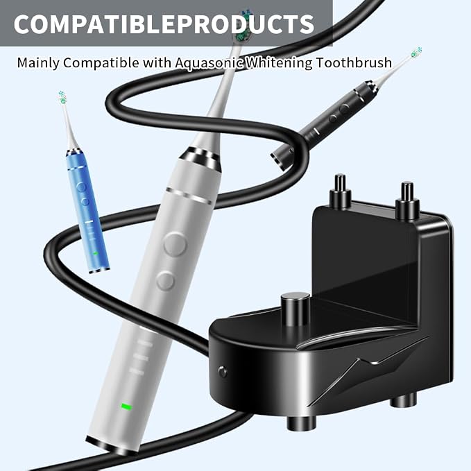 Charger Base for AquaSonic Electric Toothbrush, Wall-Mounted Waterproof Charger - Image 2