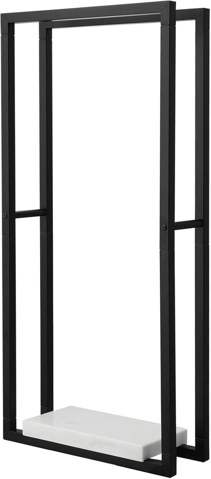 KES 42" H Bathroom Free Standing Towel Rack, Freestanding Floor Towel Rack - Image 8