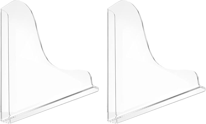 2 Pack Clear Acrylic Shower Splash Guard - Image 3