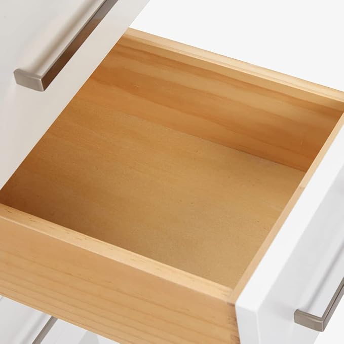 ARIEL Cambridge 37 Inch White Bathroom Vanity - Image 9