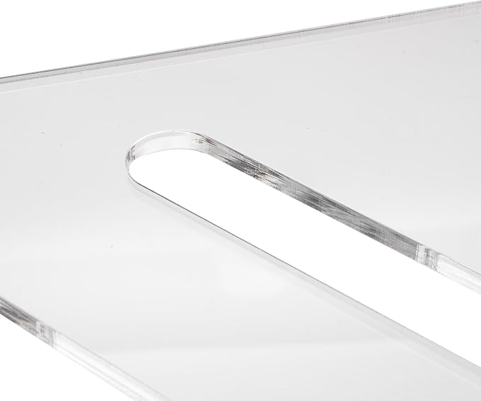 Corner Shower Caddy, 2 Tier Acrylic Bathroom Corner Shelf Clear Standing Shower - Image 9