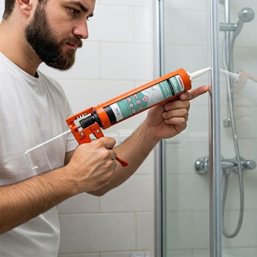 Kitchen & Bathroom Silicone Caulk– 100% Clear Silicone Sealant Waterproof - Image 2