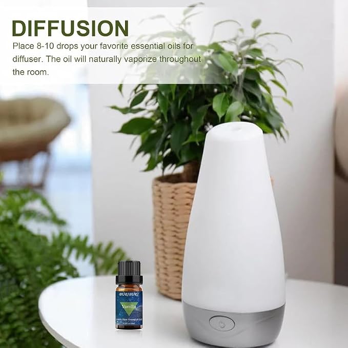 BURIBURI Vanilla Essential Oil and Coconut Oil Essential Oil, 100% Pure - Image 4