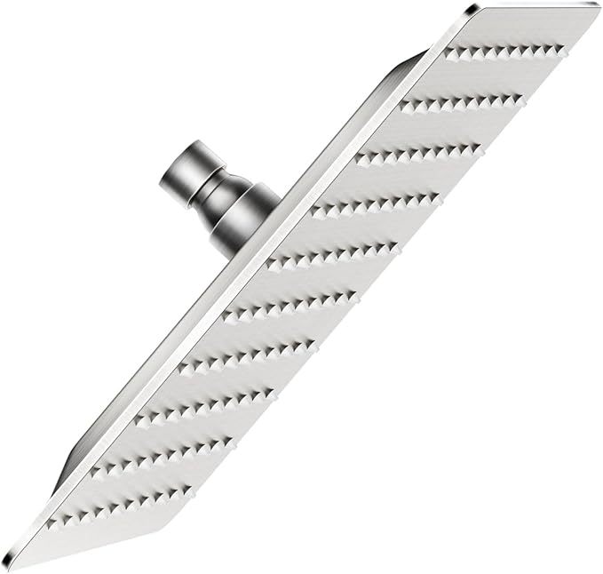 VBFF-Shower Head, rain shower head, 8 inch- Square Shower Head, 1.8 GPM Flow by VBFF