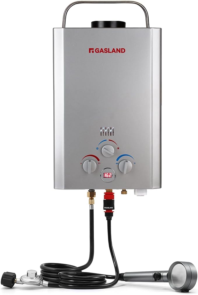 Gasland BE158S 1.58GPM 6L Outdoor Portable Propane Gas Tankless Water Heater by GASLAND