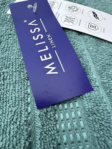 Melissa Linen 2-Piece Turkish Cotton Face & Hand Towels Set, 20 in x 35 in - Image 6