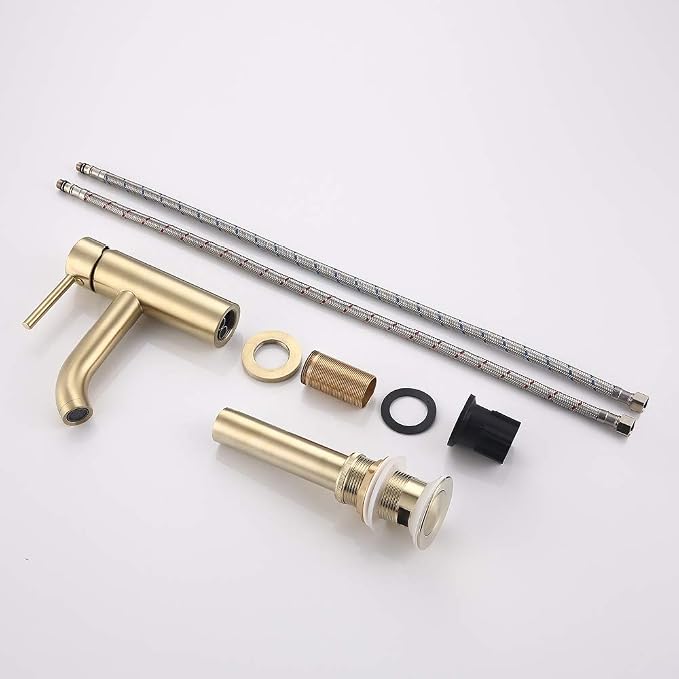 Single Handle Black Bathroom Faucet - Image 6
