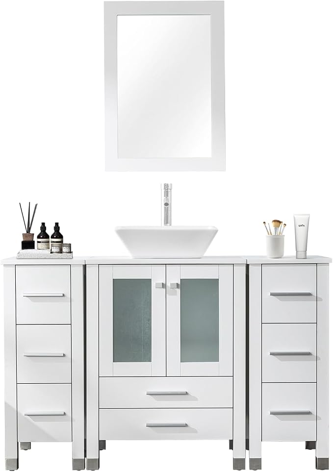 LUCKWIND 48" Bathroom Vanity Sink Combo, 24-inch Main Cabniet - Image 7