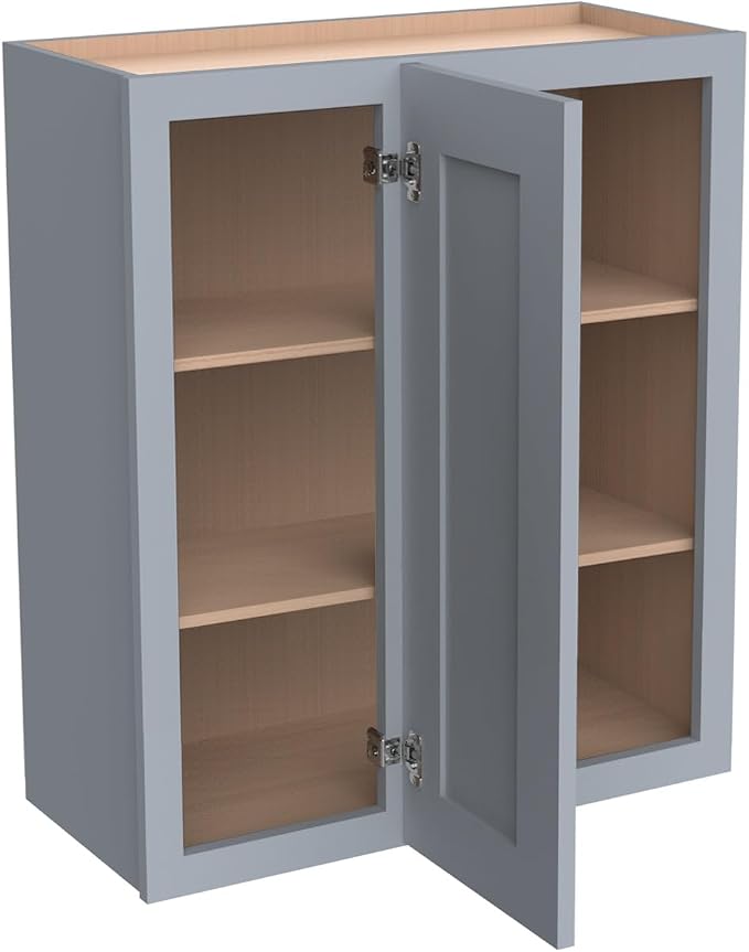 Solid Hardwood Wall Blind Corner Cabinets, Adjustable Shelves, Soft-Close Doors - Image 8