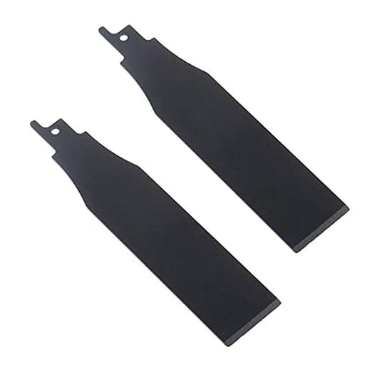 2pcs 1-3/16 inch HCS reciprocating Saw Blade Saber Shovel Length Cleaning Tool by Vearter