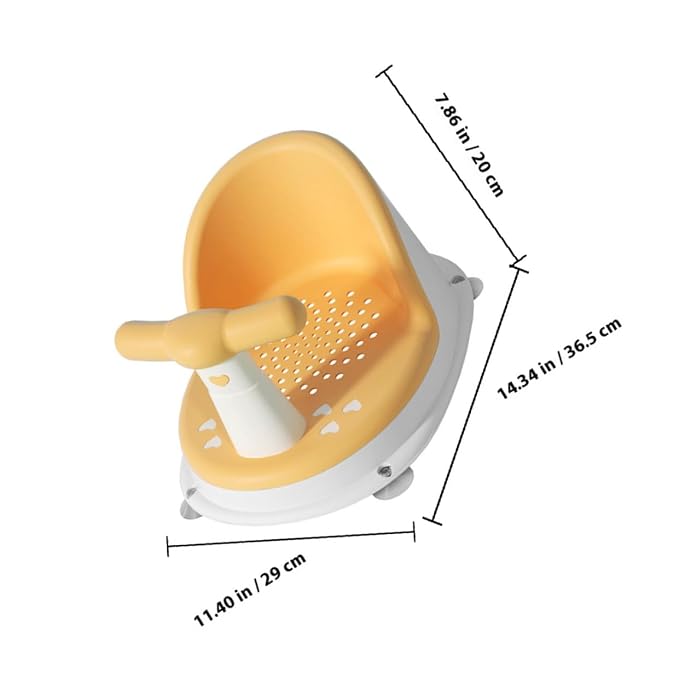 Bath Seat for Months Nonslip Portable Bathtub Support - Image 2