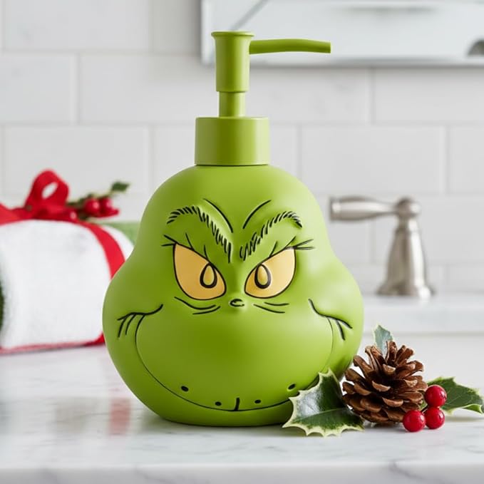 Dr. Seuss The Grinch Holiday Christmas Soap/Lotion/Hand Sanitizer Resin Pump by Franco