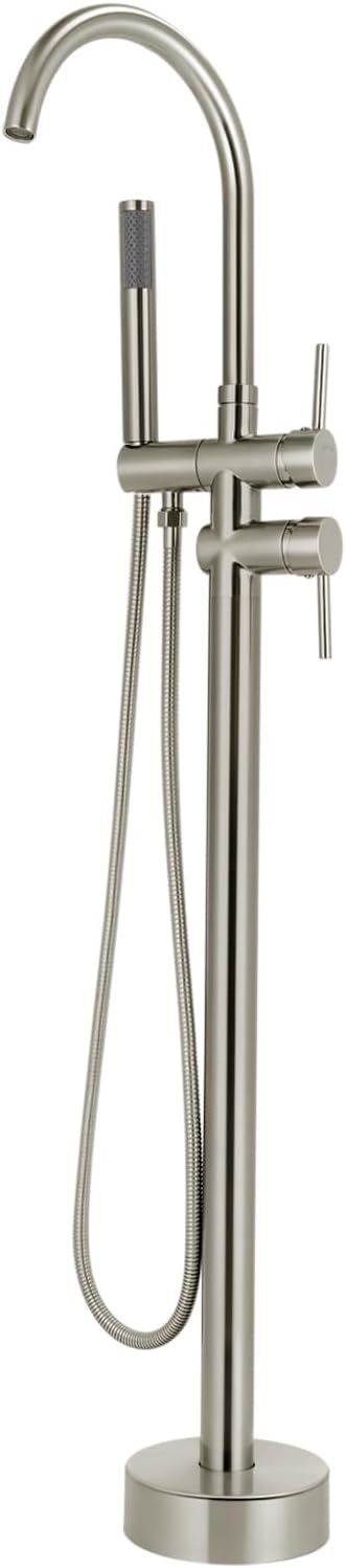 Floor Mount Bathtub Faucet，Freestanding Tub Faucet ，High Flow Dual Function 360 by Unknown