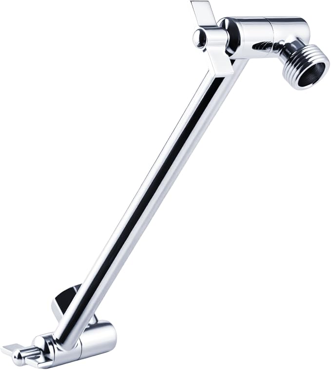 Heavy Duty Adjustable Shower Arm, Strong Load Support, No Sagging, Keeps Shower by Unknown
