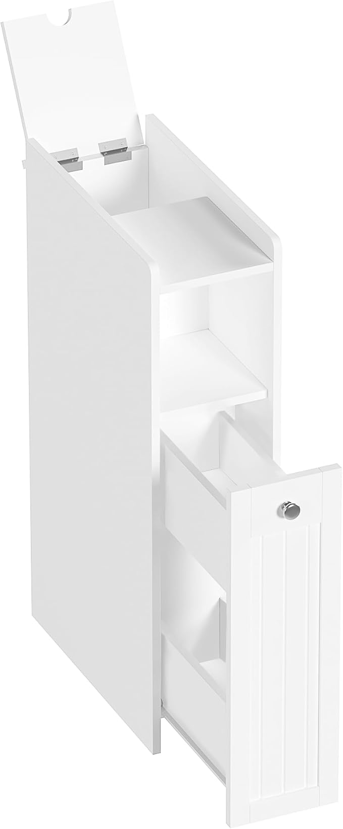 ChooChoo Slim Bathroom Storage Cabinet, Small Narrow Storage Organizer - Image 8