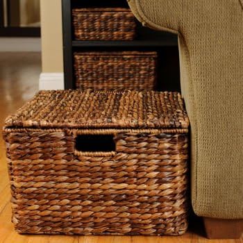BIRDROCK HOME Abaca Nesting Baskets Set of 3 - Image 3